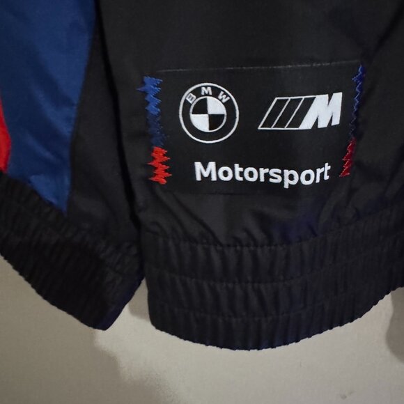 Puma BMW Motorsport Racing Full Zip Jacket Windbreaker Mens 539651-04 NEW - Picture 7 of 10